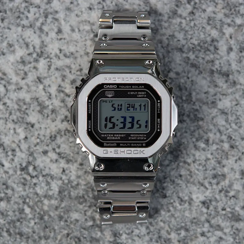 Casio G-Shock Men's Full Metal Tough Solar Bluetooth Watch | GMW-B5000D-1